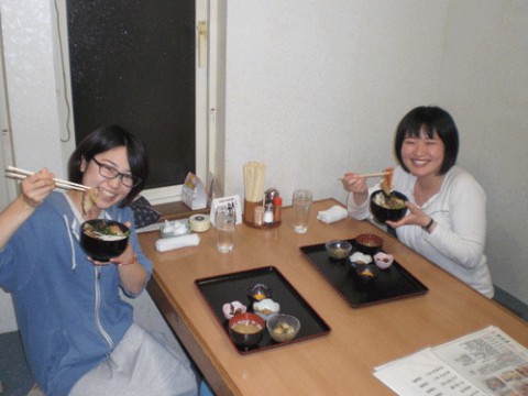 昨夜のお客さま!お嬢さま方のディナー♪