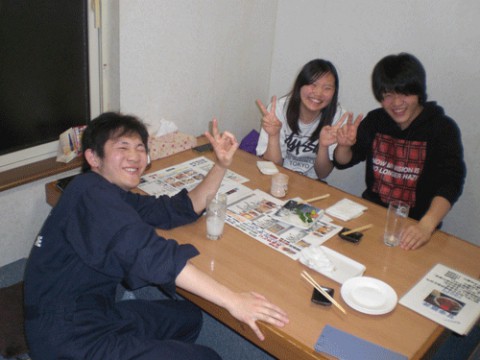 昨夜のお客さま!今夜は880円で飲み放題だぁ♪