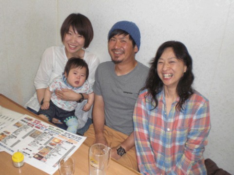 昨夜のお客さま!優勝したお祝いに♪