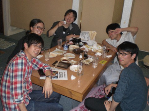 昨夜のお客さま!今夜は飲んでるぜぇ♪