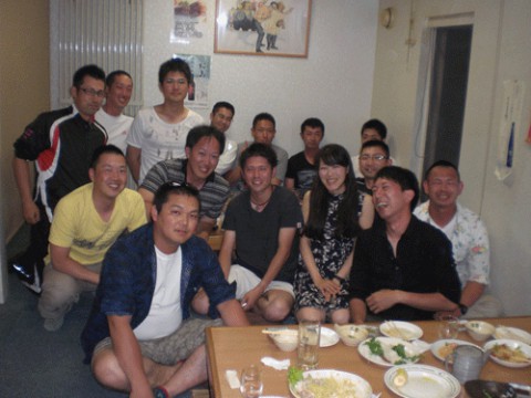 昨夜のお客さま!宴会で楽しんで頂きました♪