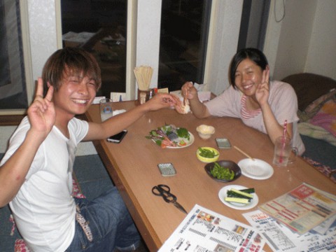 昨夜のお客さま!さわやかカップル♪