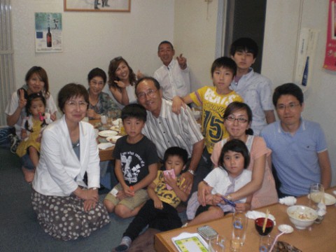 昨夜のお客さま!お嫁さんのご家族が北海道に♪