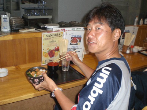 昨夜のお客さま!大阪から「うに丼」を食べに♪