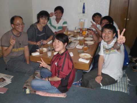 昨夜のお客さま!今夜も飲んでるぜえ♪