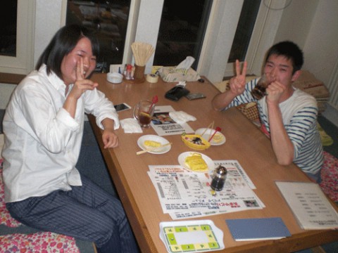 昨夜のお客さま!カップルでご来店♪