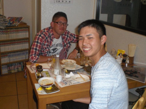 昨夜のお客さま!前に来た時は宴会だった♪