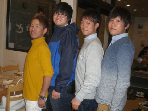 昨夜のお客さま!新しいポーズだね♪