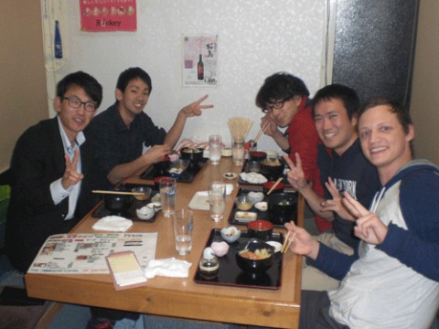 昨夜のお客さま!カリフォルニアから、いらっしゃ~い