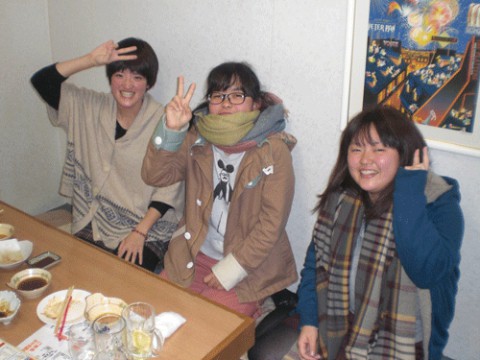 昨夜のお客さま!女子会♪