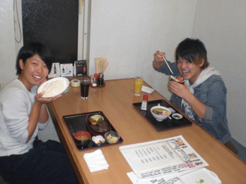 昨夜のお客さま!サガリステーキ食べたぞ♪