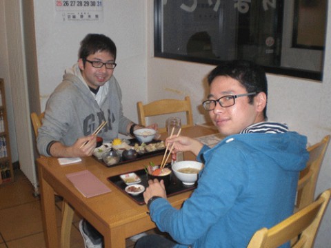 昨夜のお客さま!職場の同僚と♪