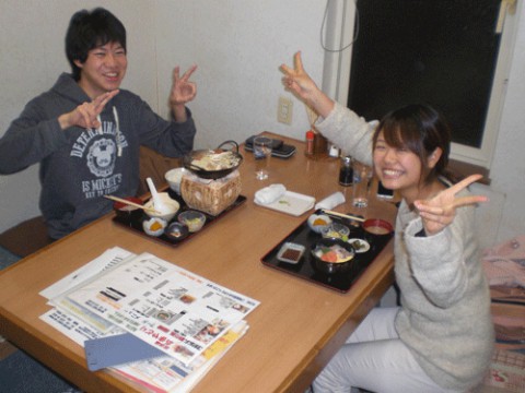 昨夜のお客さま!常連さんのポーズ♪