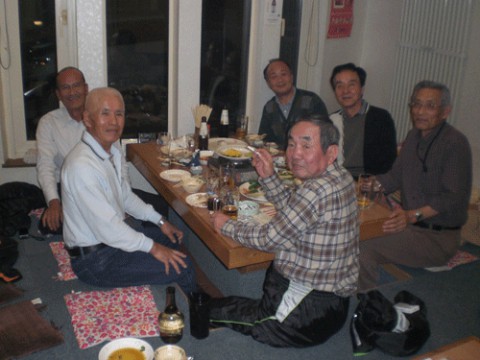 昨夜のお客さま!常連さんの宴会♪