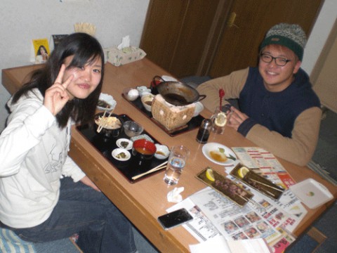 昨夜のお客さま!笑顔がいいね♪