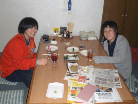 昨夜のお客さま!女性おふたりでご来店頂きました♪