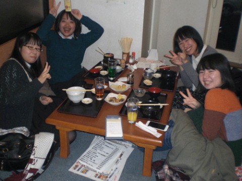 昨夜のお客さま!女性4人でご来店♪