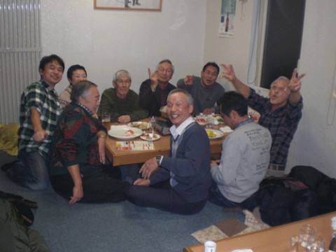 昨夜のお客さま!町内会の忘年会♪