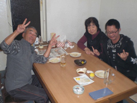 昨夜のお客さま!感謝、感謝の常連さん♪