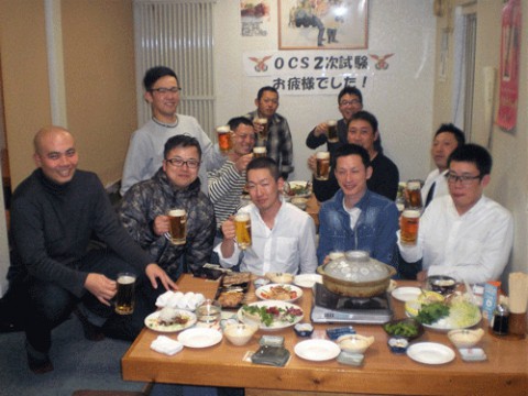 昨夜のお客さま!OCS合格おめでとうございます♪