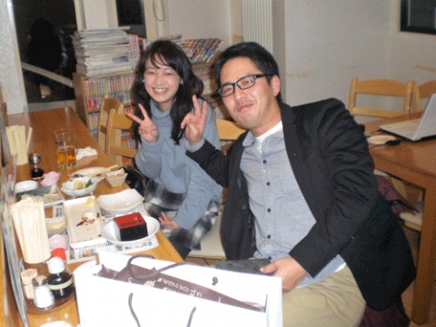 昨夜のお客さま!美人になったねぇ♪