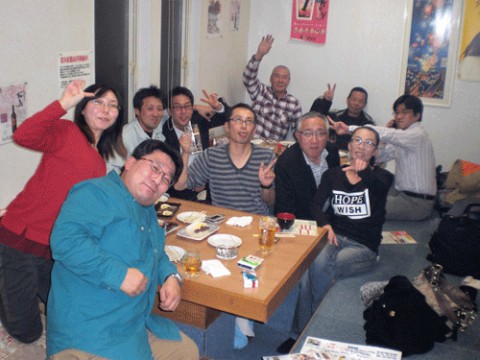 昨夜のお客さま!楽しい忘年会♪