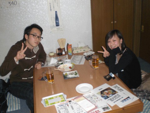 昨夜のお客さま!これからもよろしくね♪