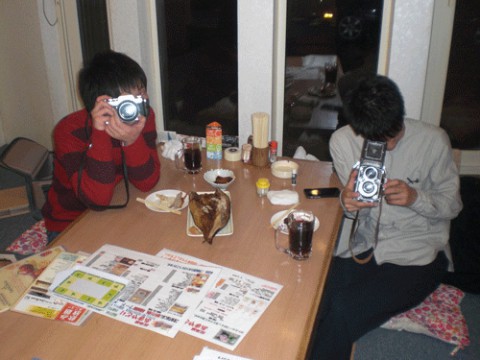 昨夜のお客さま!カメラが趣味なんです♪