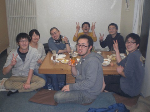 昨夜のお客さま!常連さんの宴会♪