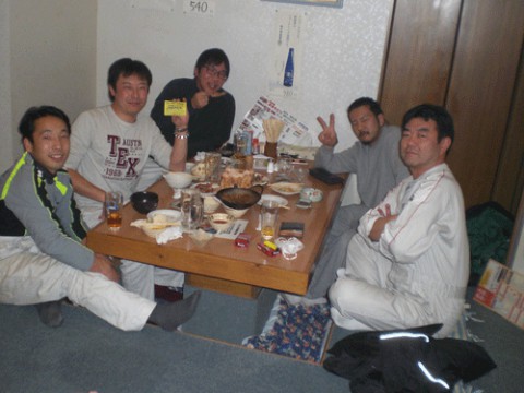 昨夜のお客さま!楽しい飲み会♪