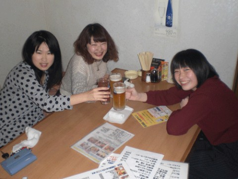 昨夜のお客さま!帯広畜大生の女子会♪