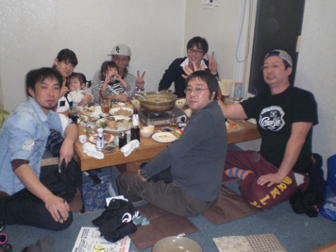 昨夜のお客さま!運営委員会のみなさん♪