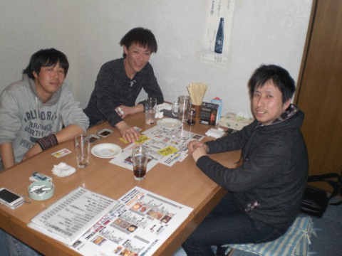 昨夜のお客さま!料理なくなったよ♪