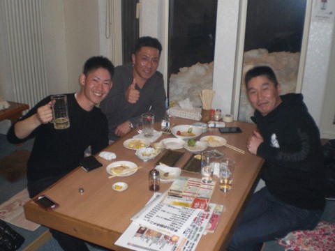 昨夜のお客さま!釧路からのお客さま♪