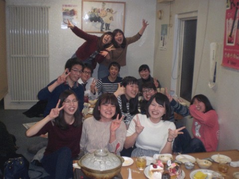 昨夜のお客さま!お誕生日の宴会♪