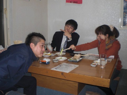 昨夜のお客さま!昔は同業者♪