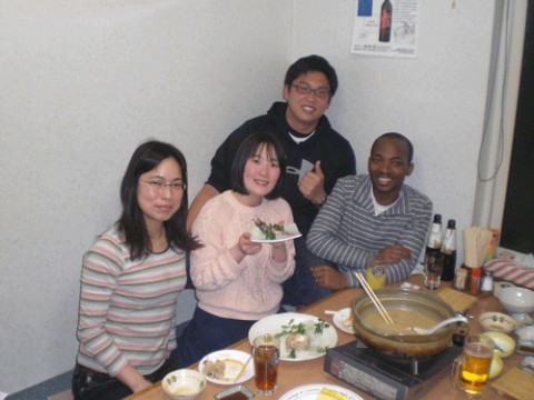 昨夜のお客さま!ボツワナ共和国からのお客さま♪