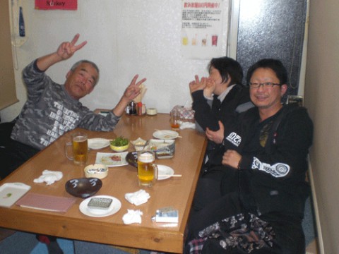 昨夜のお客さま!いつも笑顔の常連さん♪