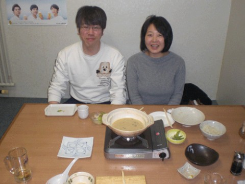 昨夜のお客さま!札幌からのお客さま♪