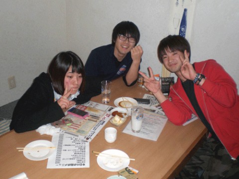 昨夜のお客さま!三人でご来店♪