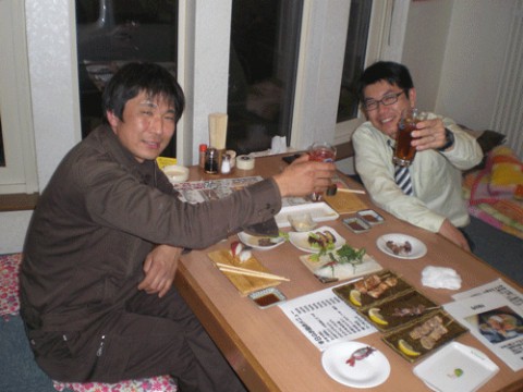 昨夜のお客さま!サラリーマン時代を思いだす♪