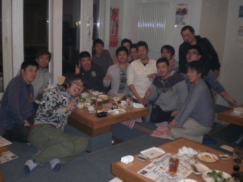 昨夜のお客さま!楽しい宴♪