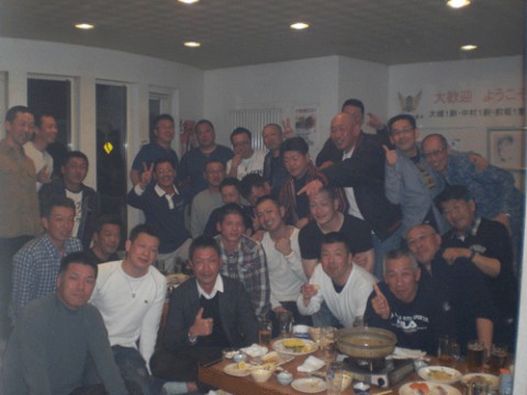 昨夜のお客さま!楽しい歓迎会♪