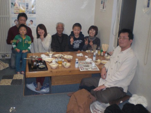 昨夜のお客さま!ご家族でお誕生会♪