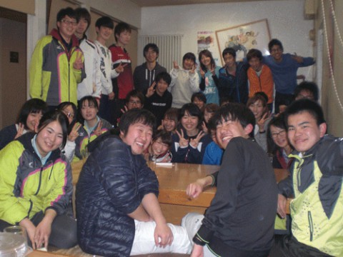 昨夜のお客さま!帯広畜大テニス部新歓♪