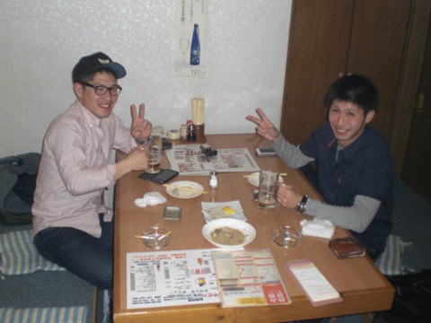 昨夜のお客さま!野球経験者♪