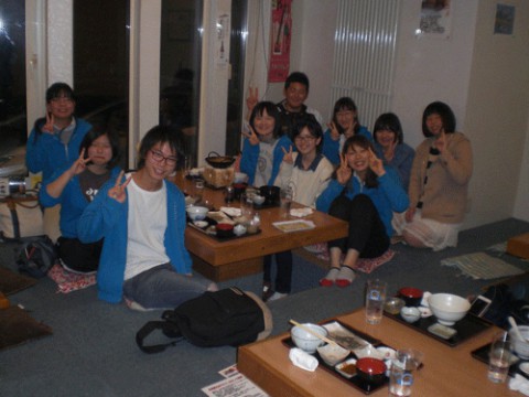 昨夜のお客さま!帯広畜大座談会新歓♪