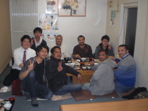 昨夜のお客さま!国際色豊かに♪