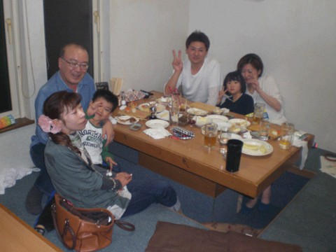 昨夜のお客さま!ご家族でご来店♪