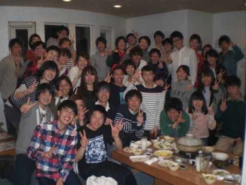 昨夜のお客さま!帯広畜大スキー部新歓♪